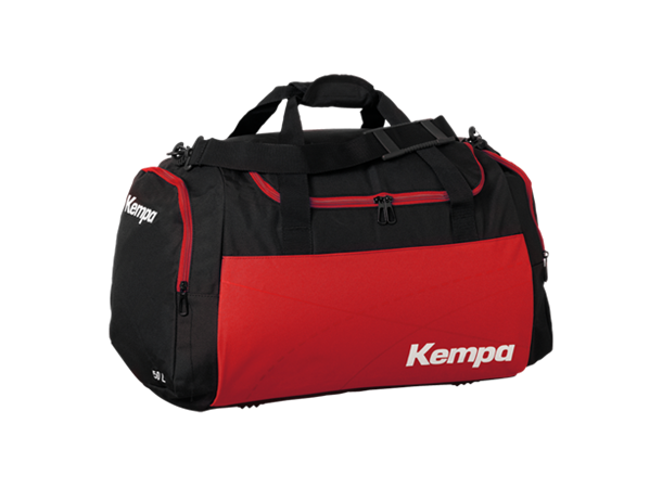 Kempa Teamline Sportsbag 50L  Sort/Rød Funksjonell treningsbag 50L